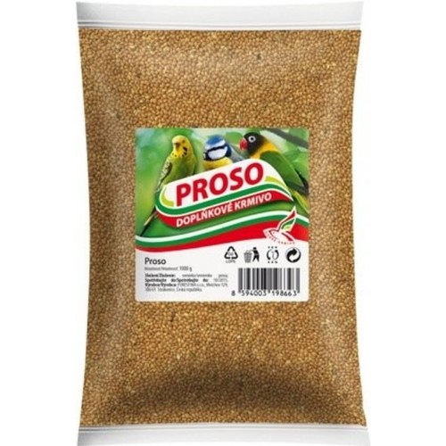 KRMÍTKO Krmivo pre vtáctvo - proso 1 kg KRMÍTKO Krmivo pre vtáctvo - proso 1 kg