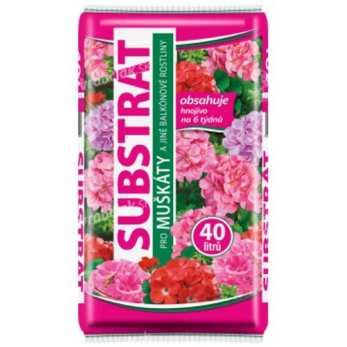 FORESTINA Substrát pre muškáty a iné balkónové rastliny 40l