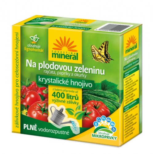 MINERAL Kryštalické hnojivo s Lignohumátu na plodovú zeleninu 400g