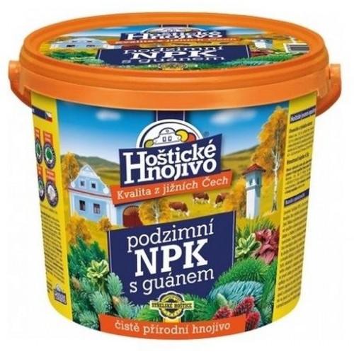FORESTINA Hoštické jesenné NPK hnojivo s guánom 4,5 kg vedro