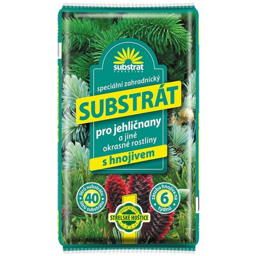 Hoštický substrát - Substrát pre jehličnany a jiné okrasné rastliny 40L