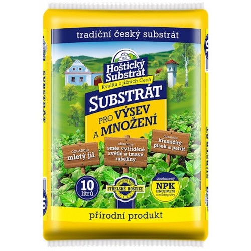 Hoštický substrát - Substrát pre výsev a množenie 10l