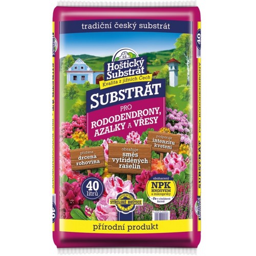 Hoštický substrát pre rododendrony, azalky a vresy 40l