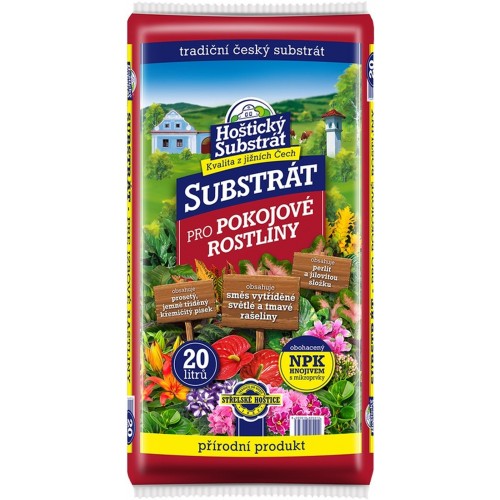 Hoštický substrát - Substrát pro pokojové rostliny 20l