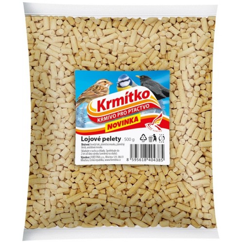 KRMÍTKO Lojové pelety 500 g KRMÍTKO Lojové pelety 500 g