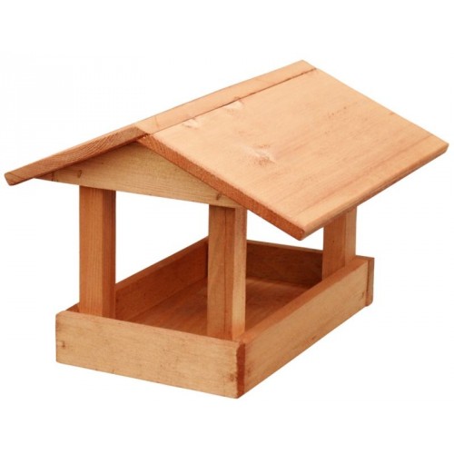 KRMÍTKO Kŕmidlo drevené č. 19, 24x30x20 cm, hnedé