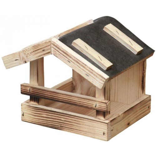 KRMÍTKO Kŕmidlo drevené č. 4, 24x19x19 cm, prírodné