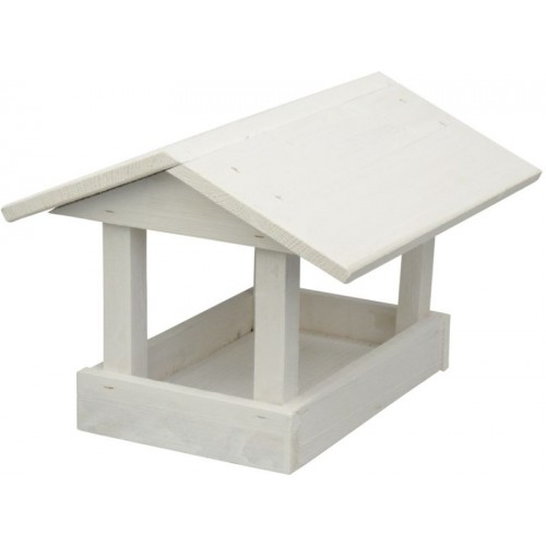 KRMÍTKO Kŕmidlo drevené č. 17, 24x30x20 cm, biele