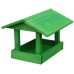 KRMÍTKO Kŕmidlo drevené č. 13, 24x30x20 cm, zelené