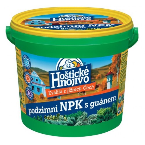 Hoštické jesenné hnojivo NPK hnojivo 4,5 kg s guánom 24700022