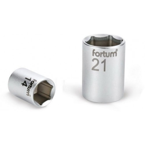 FORTUM hlavice nástrčná, 1/2 ", 8mm, L 38mm, 61CrV5 4700408