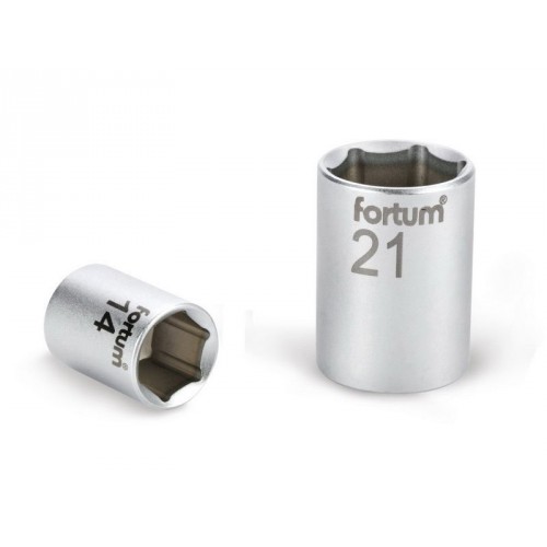 FORTUM hlavice nástrčná, 1/2 ", 17mm, L 38mm, 61CrV5 4700417