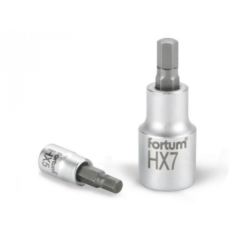FORTUM hlavica zástrčná imbus, 1/2", HX 7, L 55mm 4700607 FORTUM hlavica zástrčná imbus, 1/2", HX 7, L 55mm 4700607