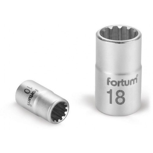 FORTUM kľúč nástrčný Multilock 1/4", 14mm, L 25mm 4701114 FORTUM kľúč nástrčný Multilock 1/4", 14mm, L 25mm 4701114