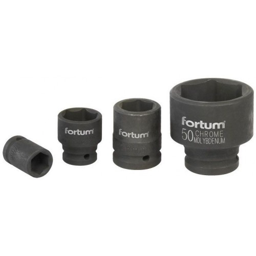 FORTUM hlavice nástrčná rázová, 3/4“, 21mm, L 52mm 4703021