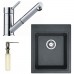 Franke SET G92 (drez KSG 218 grafit+ batérie FC 7486.031+ dávkovač saponátu) 114.0438.634