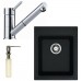 Franke SET G92 (drez KSG 218 ónyx + batérie FC 7486.031 + dávkovač saponátu) 114.0438.636