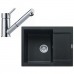 FRANKE SET G100 (drez MRG 611-62 ónyx + batérie FC 7486.031) 114.0439.464