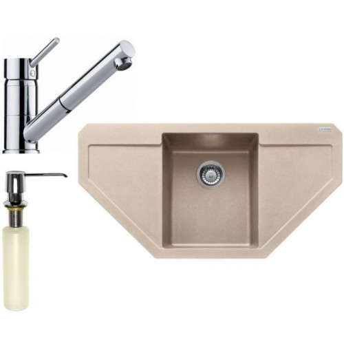 Franke SET G126 (drez MRG 612 E pieskový+batérie FC 7486.031+dávkovač FD300) 114.0440.154