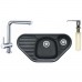 FRANKE SET G124 (drez COG 651 E grafit + batérie Samoa + dávkovač FD 300) 114.0440.281