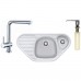 FRANKE SET G124 (drez COG 651 E biely + batérie Samoa + dávkovač FD 300) 114.0440.284