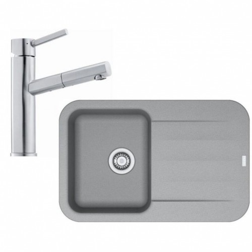 FRANKE SET G110 (drez PBG 611-78 sivý + batérie FC 7986 Gaia) 114.0440.474
