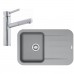 FRANKE SET G110 (drez PBG 611-78 sivý + batérie FC 7986 Gaia) 114.0440.474