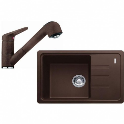 Franke SET G118 (drez BSG 611-62 hnedý + batérie FC 9547 hnedá) 114.0440.851