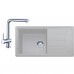 FRANKE SET G120 (drez BSG 611-78 / 39 strieborný + batérie Samoa) 114.0440.884