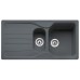 Franke Calypso COG 651, 970x500 mm, granitový drez grafit 114.0071.494