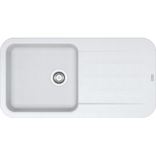 Franke Pebel PBG 611, 970x500 mm, Fragranitový drez, biela ľad 114.0286.312