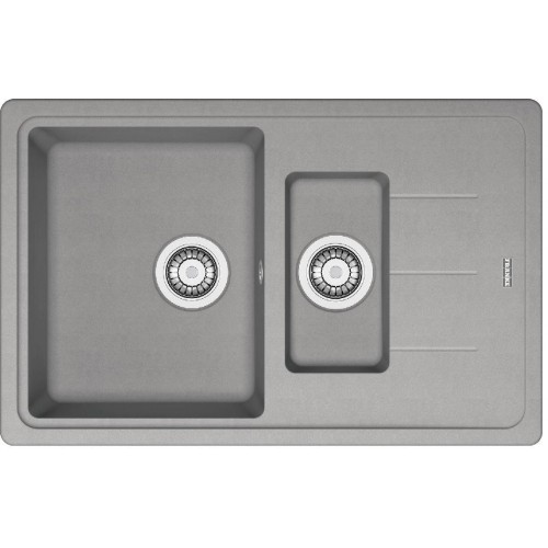 Franke Basis BFG 651-78, Fragranitový drez, strieborná 114.0285.222