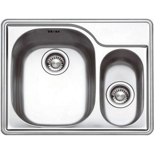 Franke Compact Nova CNX 660/2, 615x500mm, nerezový drez + sifón 101.0286.854