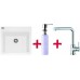 Franke SET G35 drez KSG 238.094 biela + drezová batéria Samoa + dávkovač saponátu FD 300