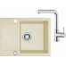 Franke SET G8 granitový drez MRG 611-62 vanilka + batéria FN 0147 chróm 114.0323.730