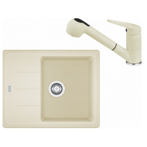 Franke SET G55 granitový drez BFG 611-62 vanilka + batéria FC 9547 vanilka 114.0323.824 Franke SET G55 granitový drez BFG 611-62 vanilka + batéria FC 9547 vanilka 114.0323.824