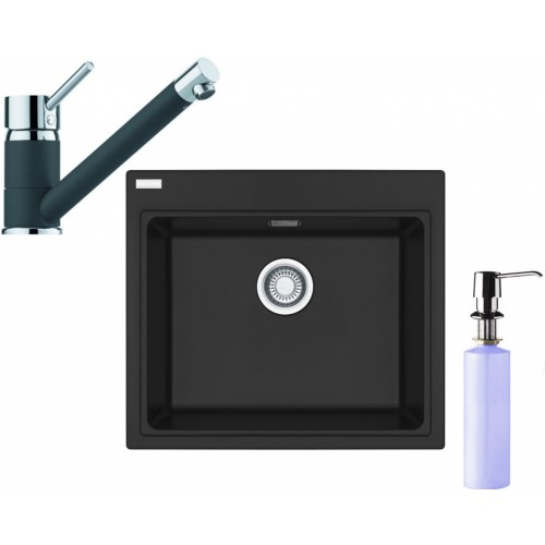 Franke SET G63 granitový drez KSG 238 grafit + batéria FC 7477 grafit + dávkovač FD 300 Franke SET G63 granitový drez KSG 238 grafit + batéria FC 7477 grafit + dávkovač FD 300