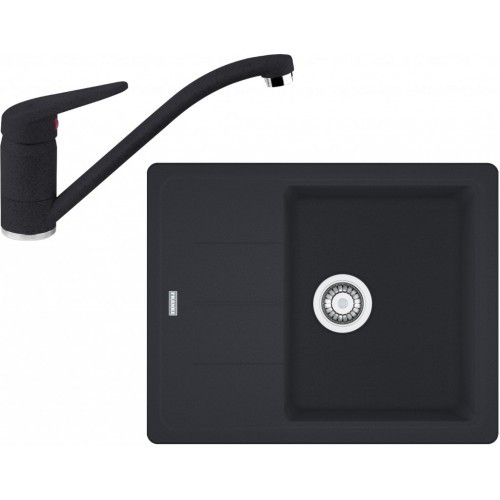 Franke SET G66 granitový drez BFG 611-62 onyx + batéria FC 9541 onyx 114.0365.144