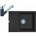 Franke SET G70 granitový drez MRG 611-62 grafit + batéria FC 7486 grafit 114.0365.238