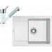 Franke SET G70 granitový drez MRG 611-62 biela ľad + batéria FC 7486 biela ľad 114.0365.25