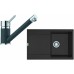 Franke SET G71 granitový drez MRG 611 grafit + batéria FC 7477 grafit 114.0365.260