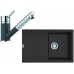 Franke SET G72 granitový drez MRG 611 grafit + batéria FC 7486 grafit 114.0365.280