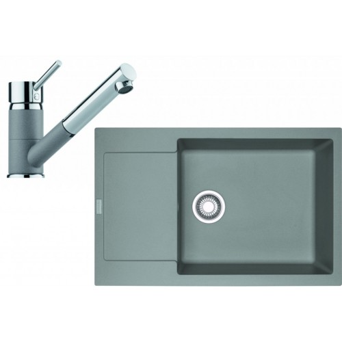 Franke SET G78 granitový drez MRG 611-78 BB sivá skala + batéria FC 7486 sivá skala Franke SET G78 granitový drez MRG 611-78 BB sivá skala + batéria FC 7486 sivá skala