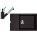 Franke SET G78 granitový drez MRG 611-78 BB tmavo hnedá + batéria FC 7486 tmavo hnedá
