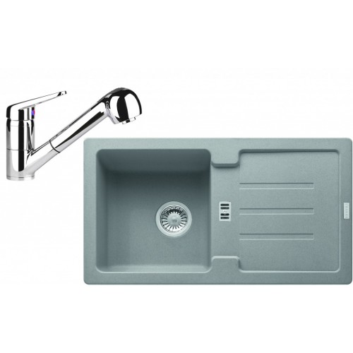 Franke SET G82 granitový drez STG 614-78 sivý kameň + batéria FC 9547 chróm 114.0365.749 Franke SET G82 granitový drez STG 614-78 sivý kameň + batéria FC 9547 chróm 114.0365.749