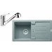 Franke SET G82 granitový drez STG 614-78 sivý kameň + batéria FC 9547 chróm 114.0365.749