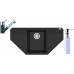 Franke SET G88 granitový drez MRG 612 E grafit + batéria FC 7486 grafit + dávkovač FD 300
