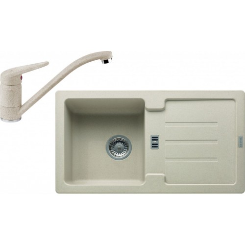 Franke SET G89 granitový drez STG 614-78 sahara + batéria FC 9541 sahara 114.0366.004