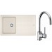 Franke SET G128 granitový drez BFG 611-86 vanilka + batéria FC 650.031 chróm
