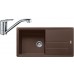 Franke SET G133 granitový drez BFG 611 hnedá + batéria FC 9541.031 chróm
